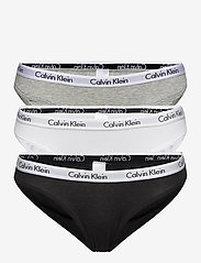 Calvin Klein - BIKINI 3PK - laveste priser - black/grey/white - 0