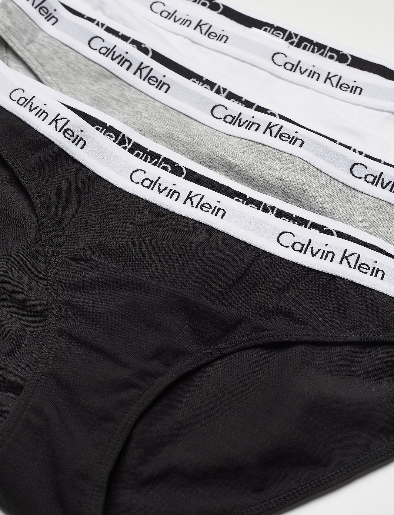 Calvin Klein - BIKINI 3PK - laveste priser - black/grey/white - 1