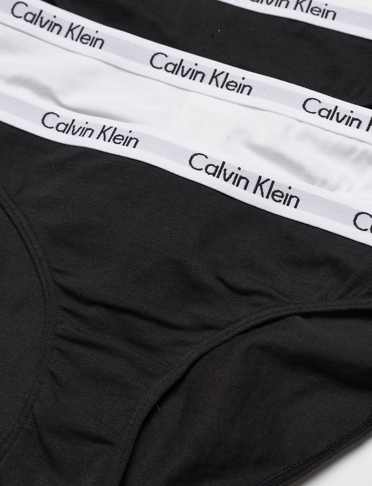 Calvin Klein - BIKINI 3PK - najniższe ceny - black/white/black - 1