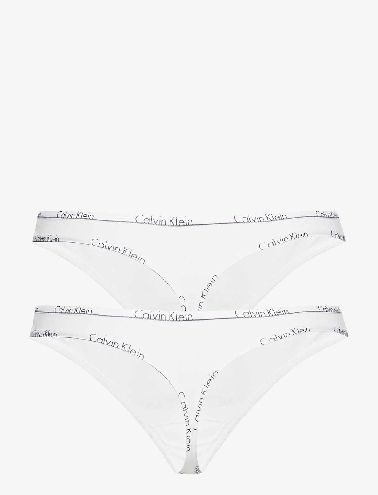 Calvin Klein - THONG 2PK - white - 1