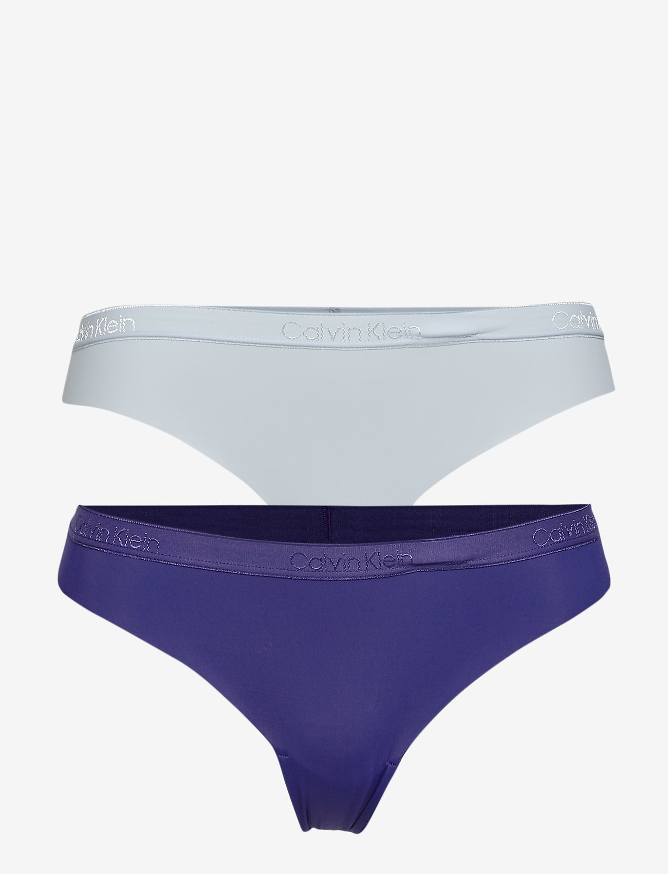 Calvin Klein - THONG 2PK - aimless/purple night - 0