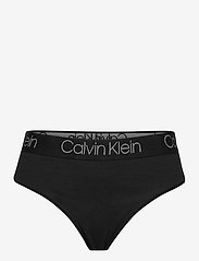 Calvin Klein - HIGH WAIST THONG - de laveste prisene - black - 0