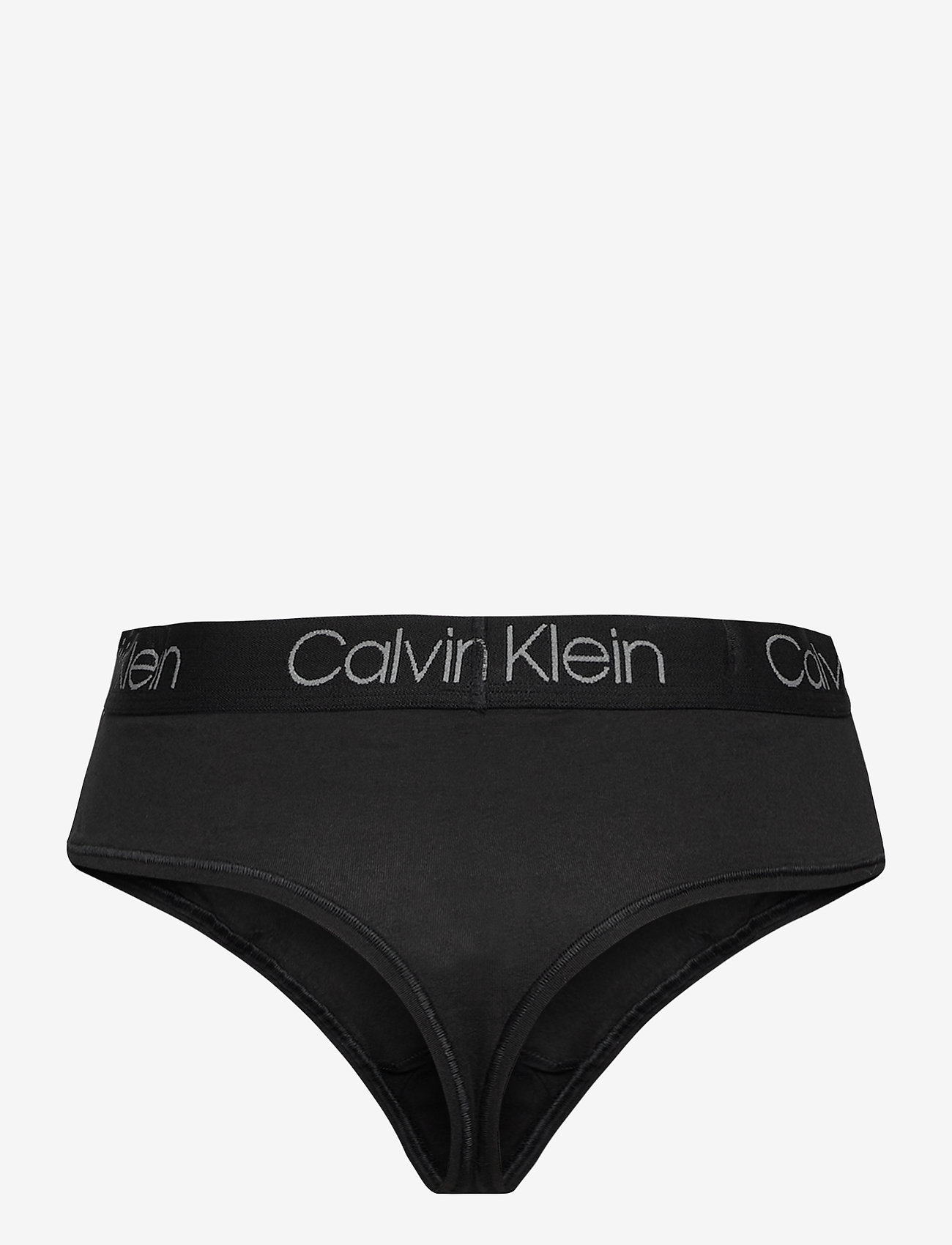 Calvin Klein - HIGH WAIST THONG - alhaisimmat hinnat - black - 1