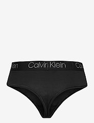 Calvin Klein - HIGH WAIST THONG - alhaisimmat hinnat - black - 1