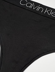 Calvin Klein - HIGH WAIST THONG - zemākās cenas - black - 2