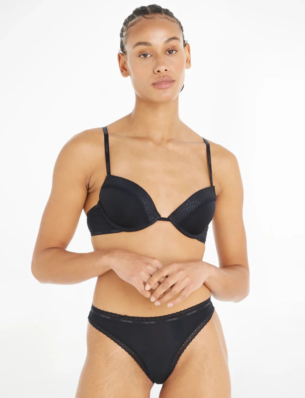 Calvin Klein - THONG - stringid - black - 0