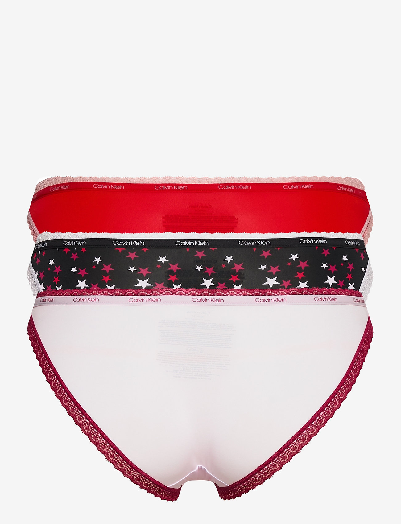 Calvin Klein - BIKINI 3PK - twinkle/mauve berry/rustic red - 2