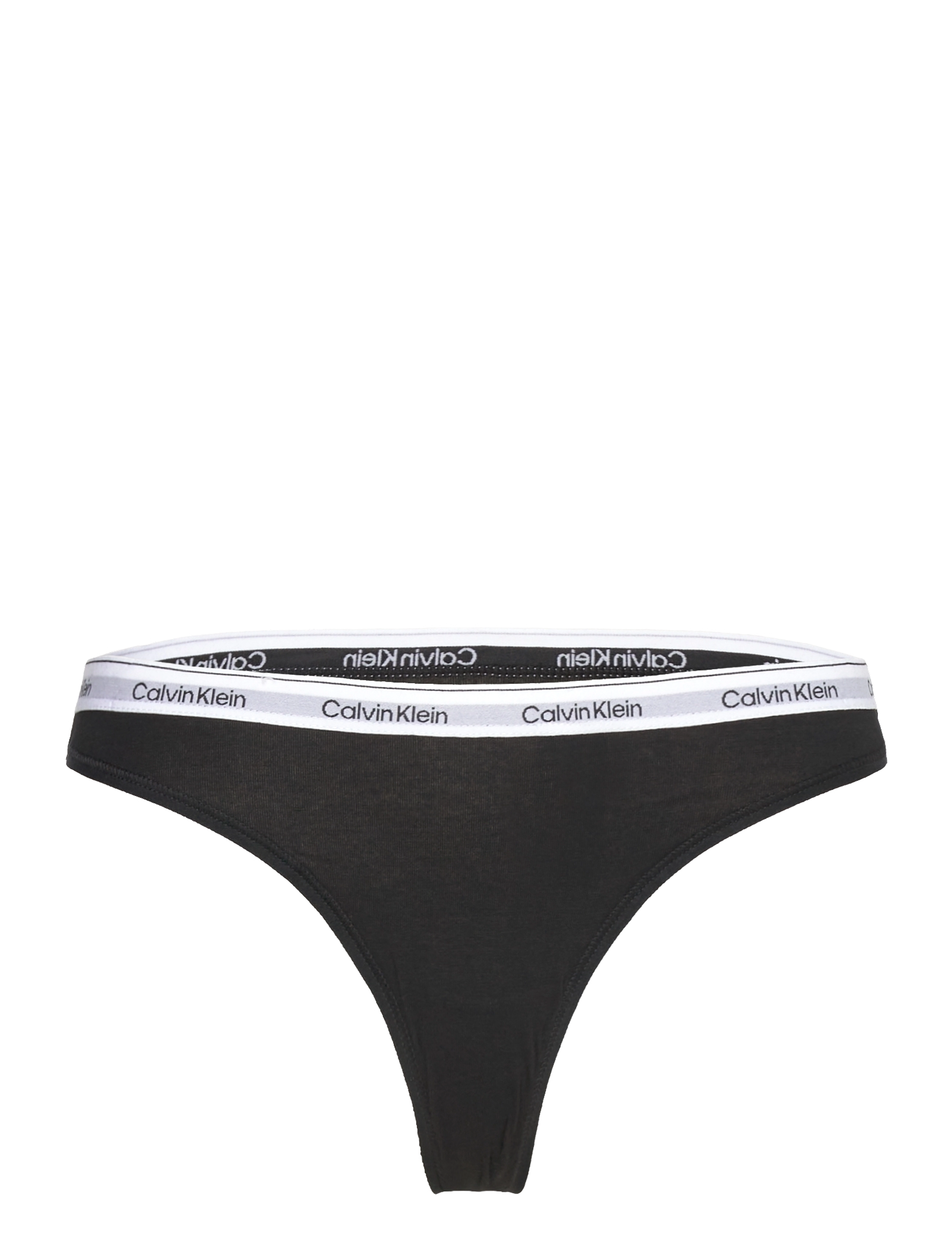 Calvin Klein THONG - Stringid - BLACK / black
