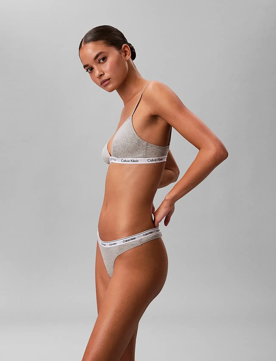 Calvin Klein - THONG - tangas - grey heather - 5