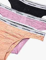 Calvin Klein - BRAZILLIAN 3PK - brazilian panties - black/peach nougat/mauve mist - 1