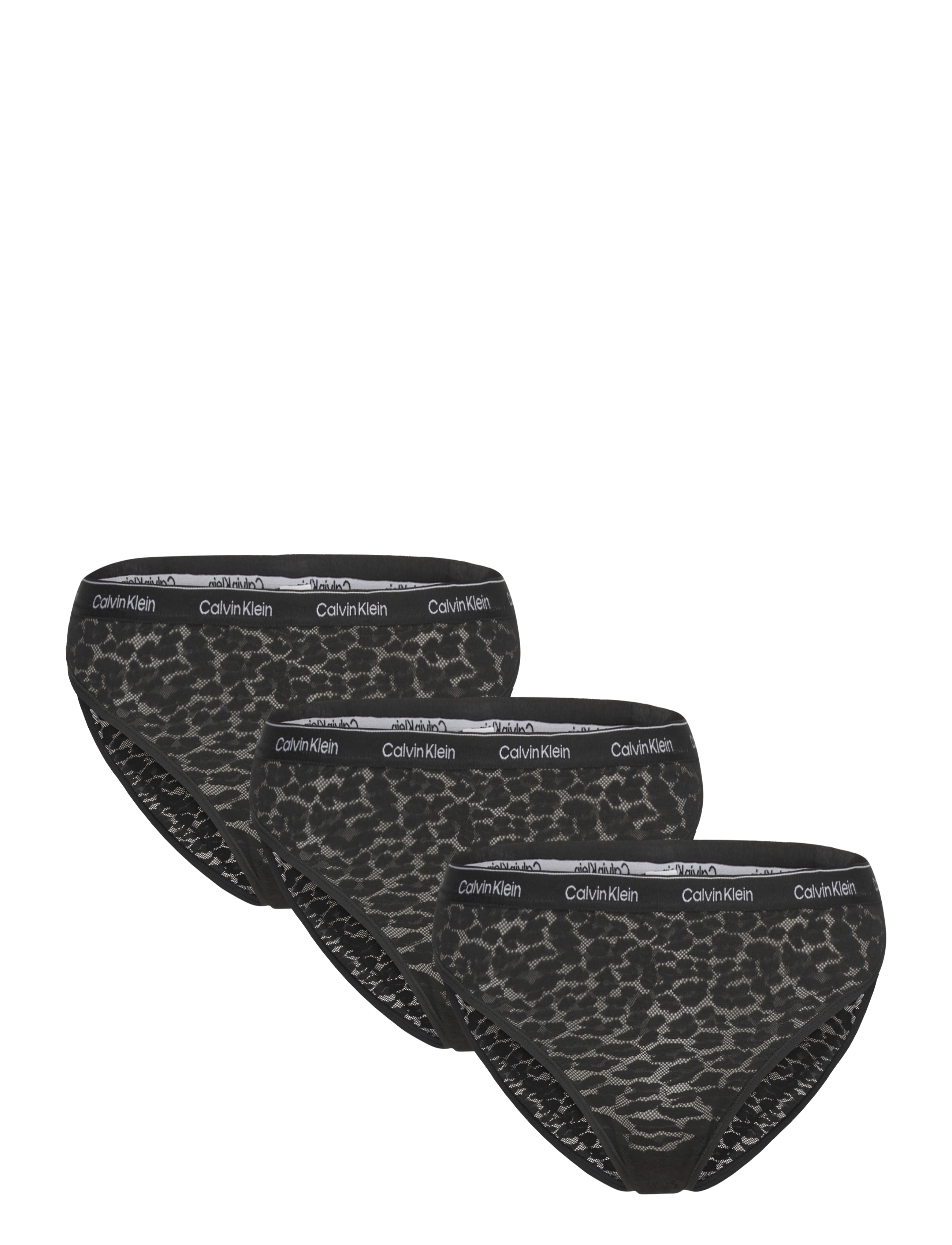 Calvin Klein BIKINI 3PK - Trusser - BLACK BLACK BLACK / black