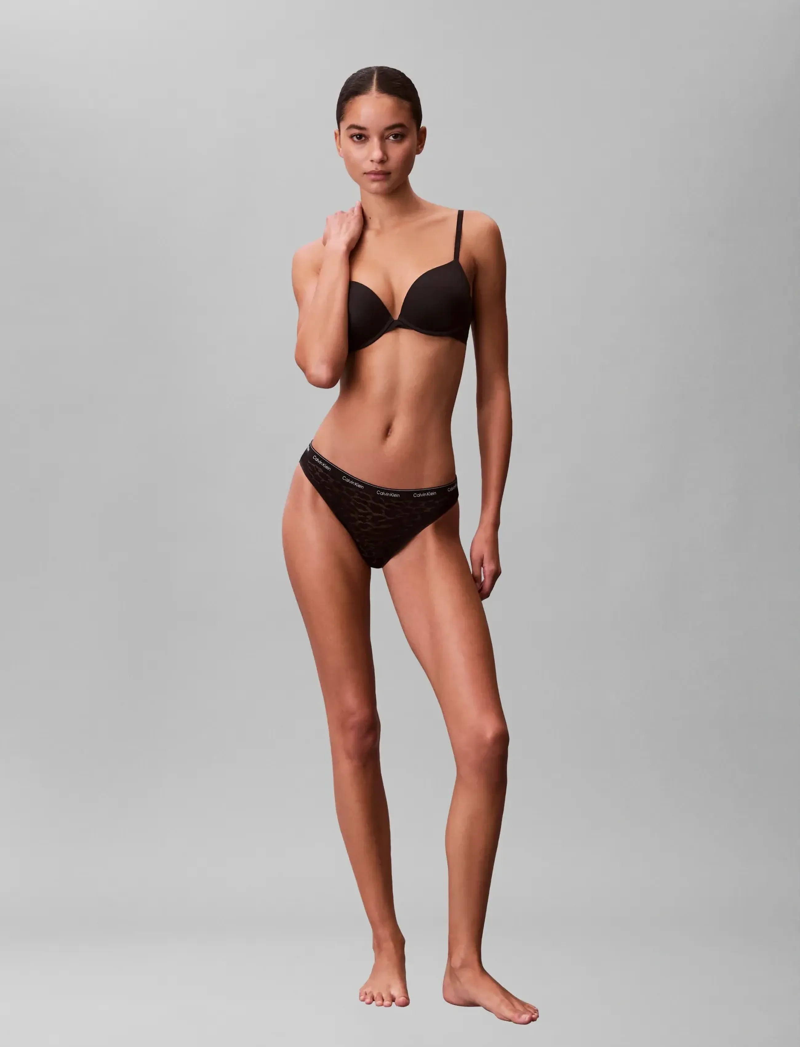 Calvin Klein - BIKINI 3PK - brasiilia stiilis aluspüksid - black black black - 5