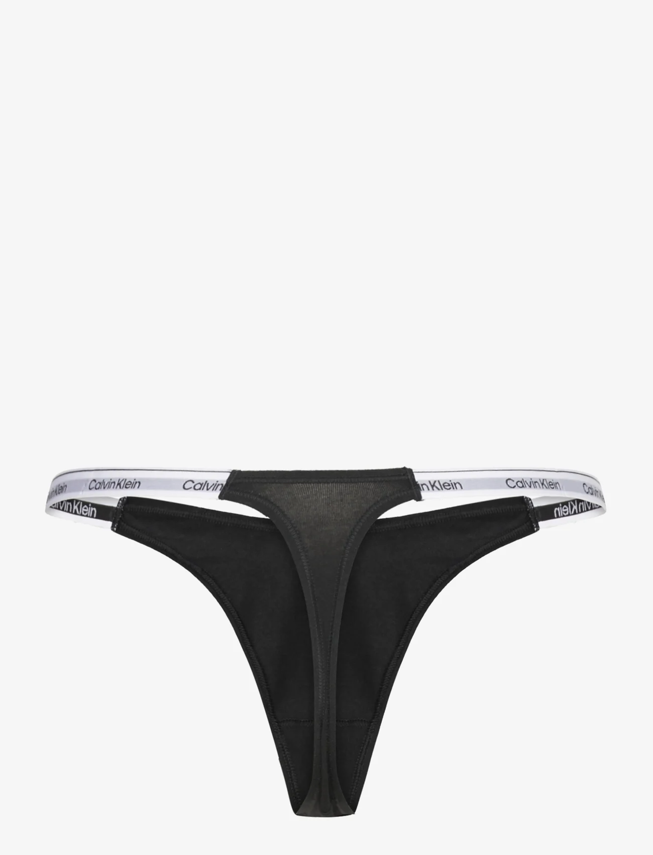 Calvin Klein - STRING THONG (DIPPED) - laveste priser - black - 1