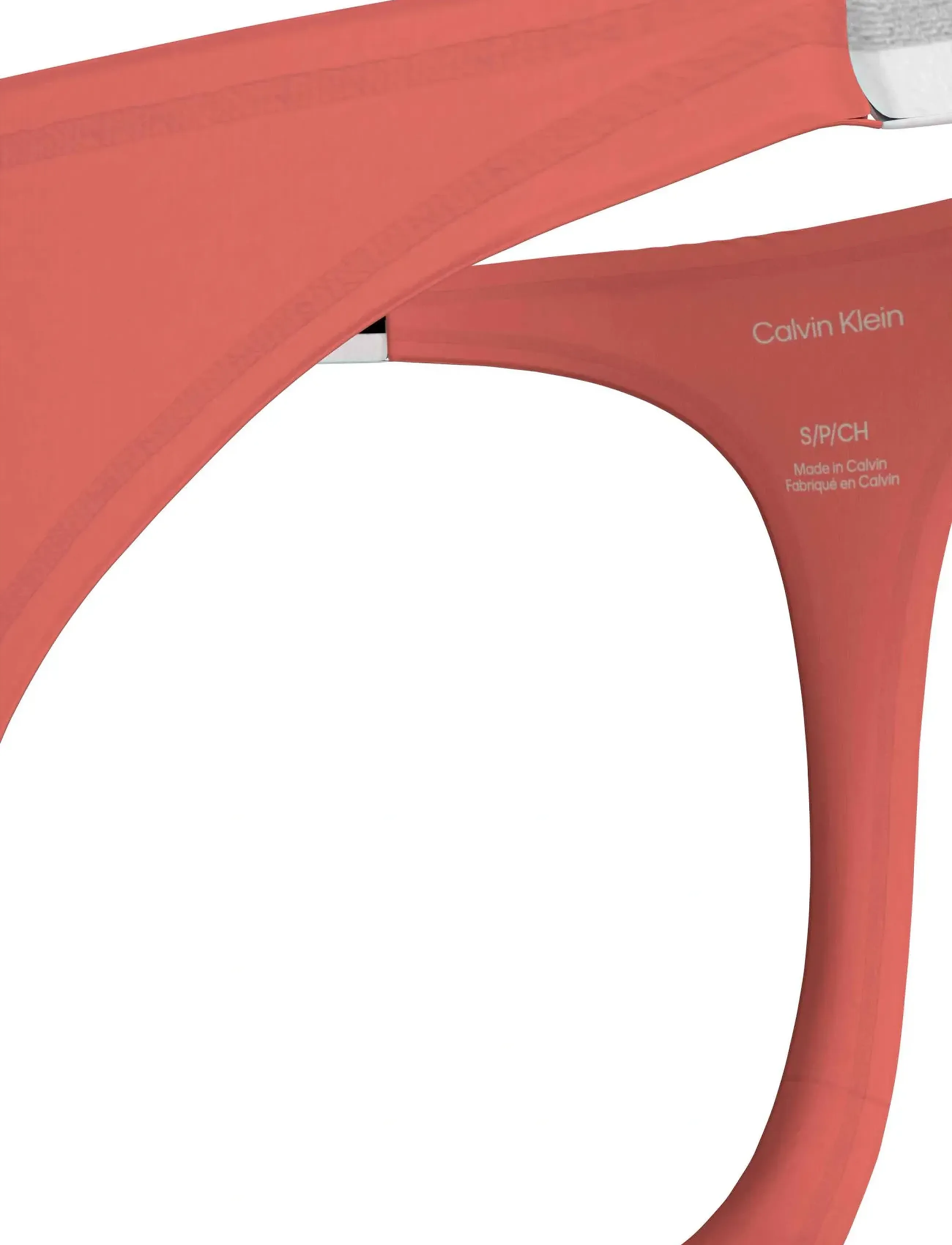 Calvin Klein - DIPPED STRING THONG - coral pop - 3