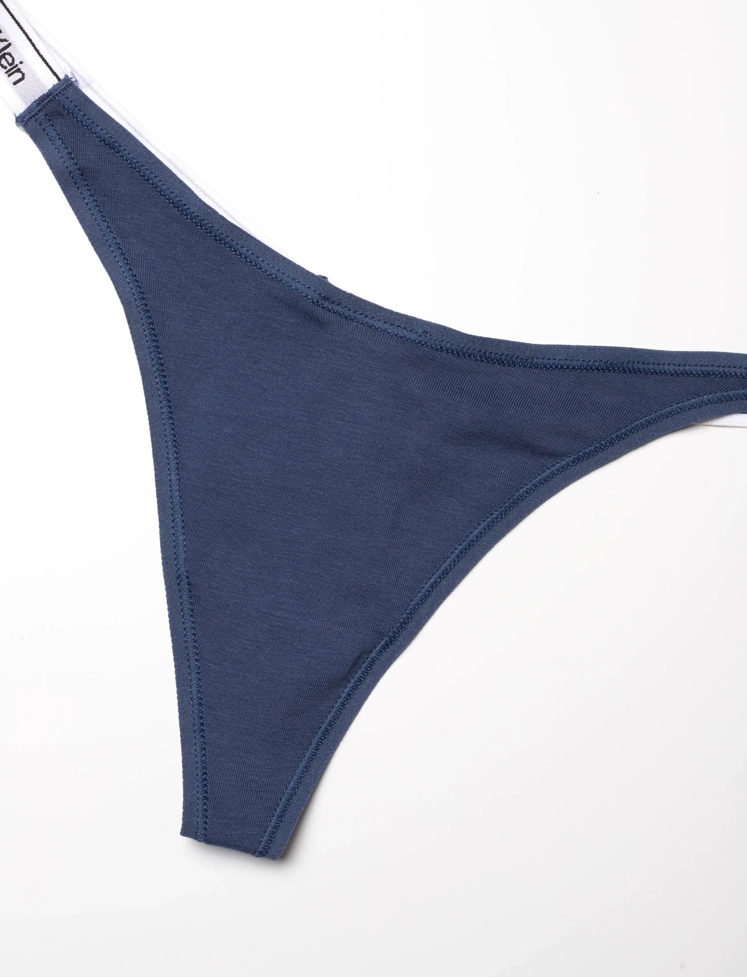 Calvin Klein - DIPPED STRING THONG - dark denim - 2