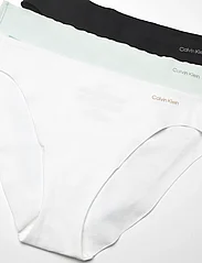 Calvin Klein - 3 PACK BIKINI (MID-RISE) - nahtlose slips - black/white/island reef - 2