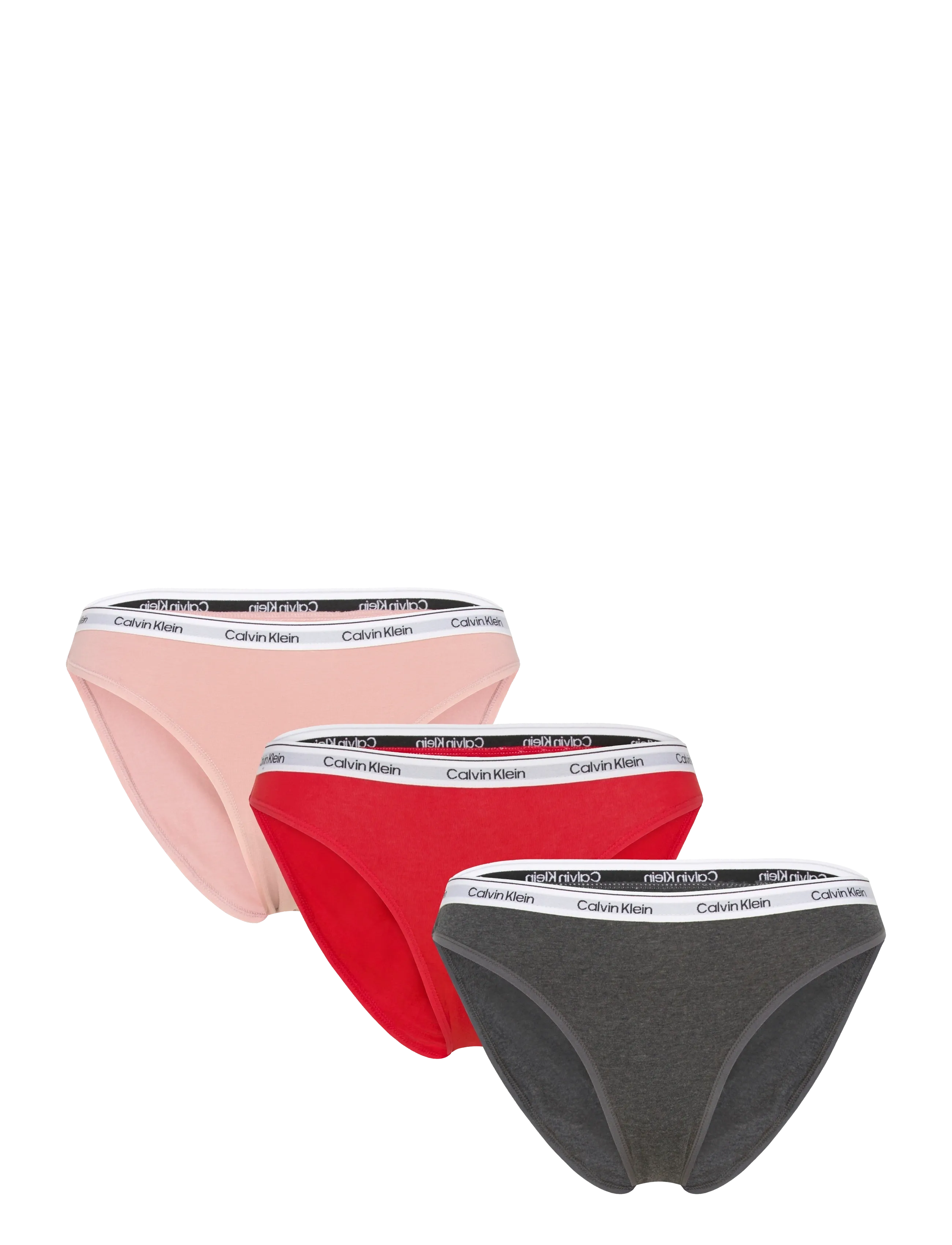 Calvin Klein BIKINI 3PK - Lingerie - CHARCOAL GREY/ADRENILINE RUSH/SUBDU / multi