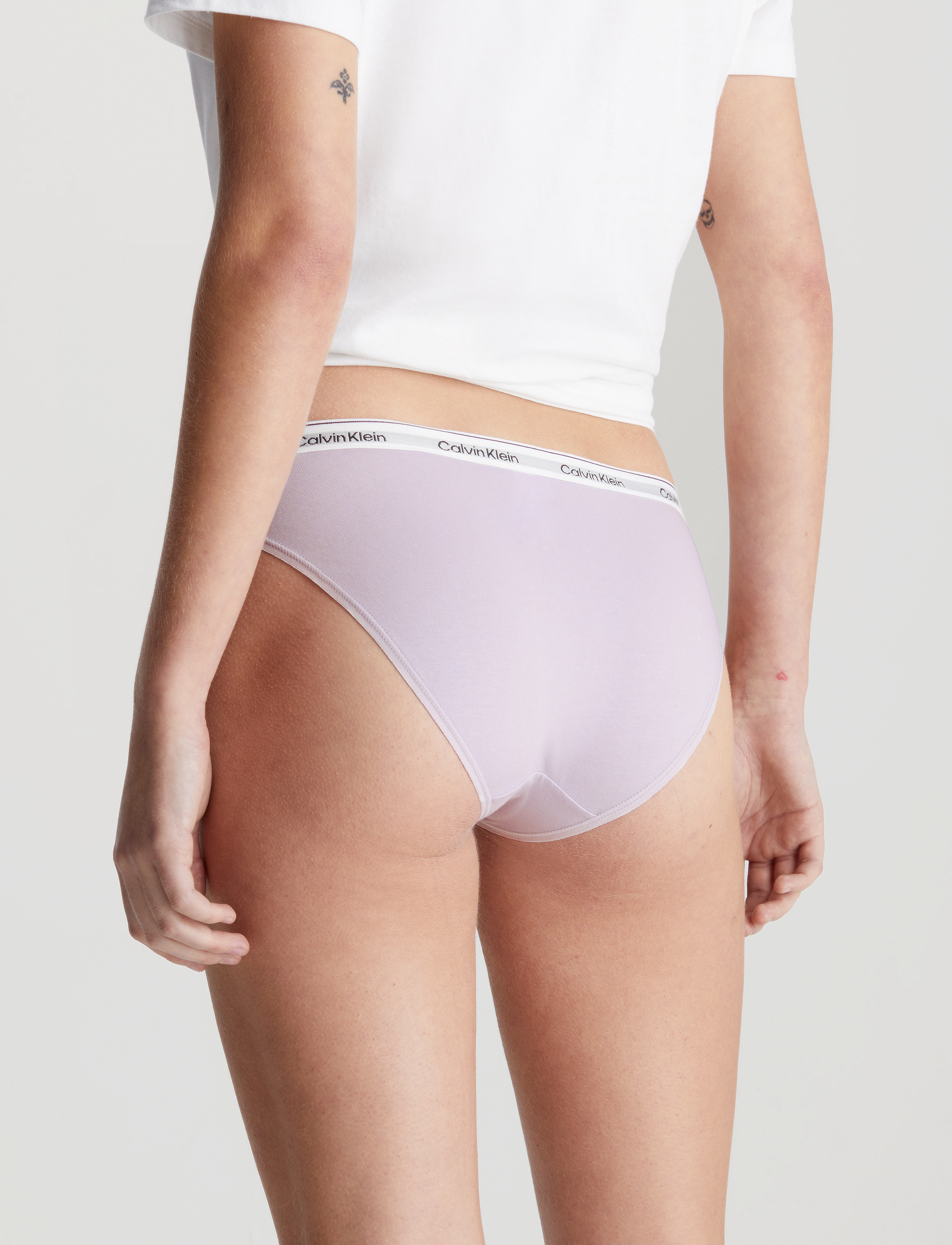 Calvin Klein - BIKINI 3PK - laveste priser - cadmium orng/gry htr/lavender blue - 3