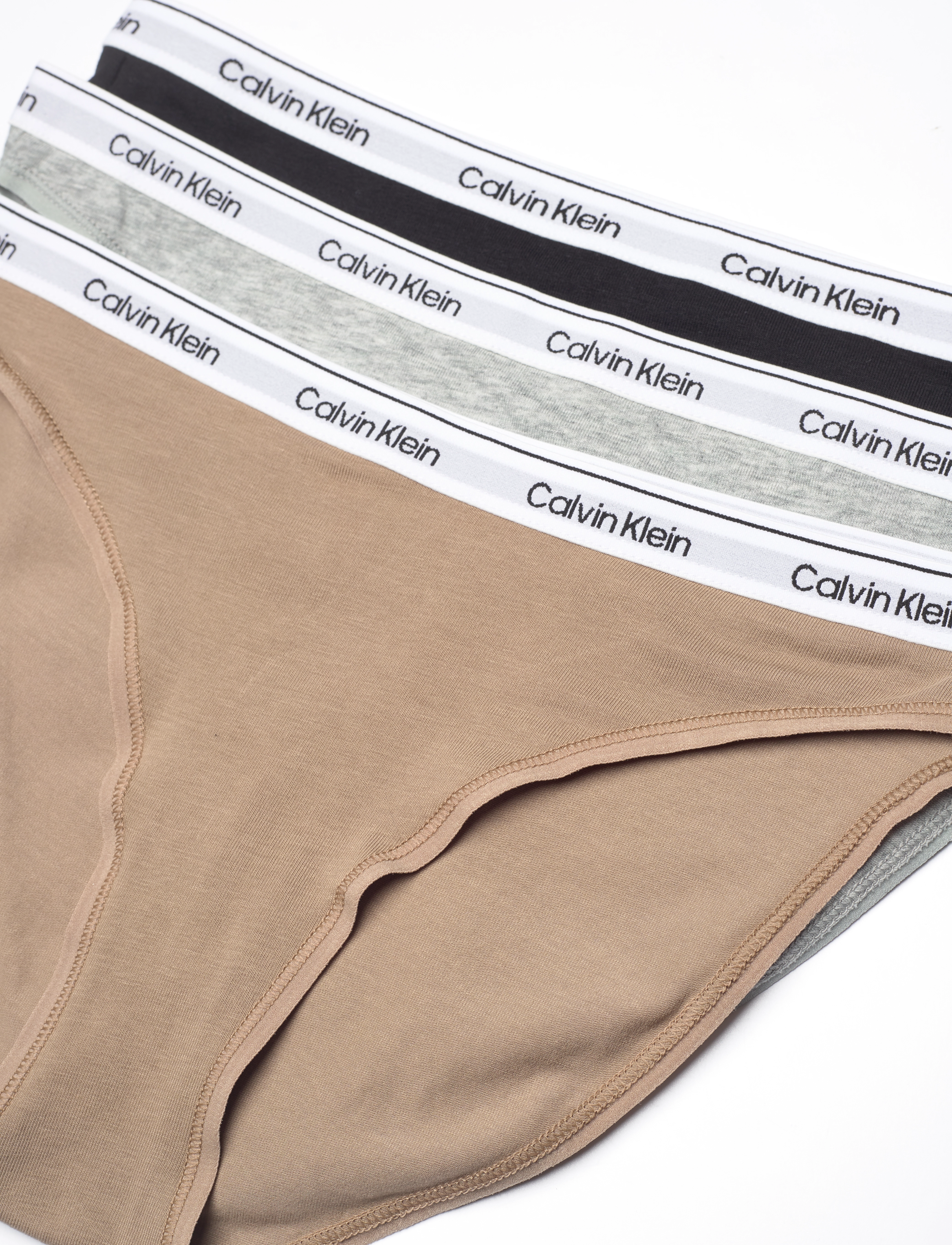 Calvin Klein - BIKINI 3PK - laveste priser - black/ grey heather / cafÉ fun - 1