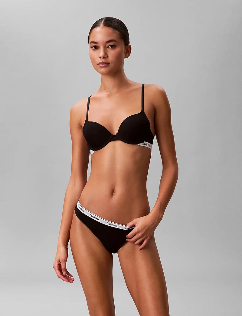 Calvin Klein - BIKINI 3PK - brazilian trosor - black black black - 3