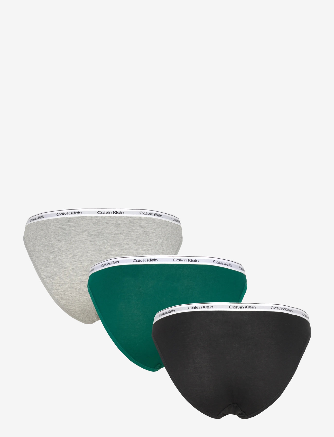 Calvin Klein - BIKINI 3PK - brazilian trosor - black/grey heather/turf - 2