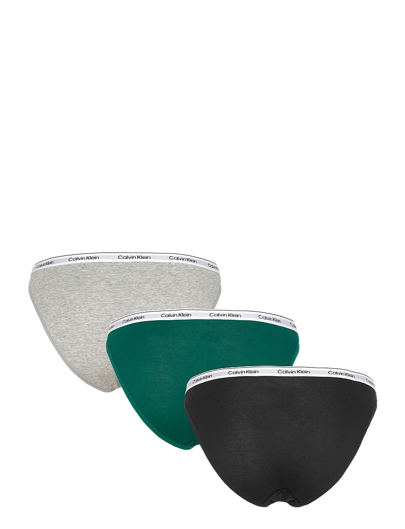 Calvin Klein - BIKINI 3PK - brazilian trosor - black/grey heather/turf - 2