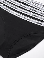 Calvin Klein - 5 PACK BIKINI (LOW-RISE) - culottes et slips - black/black/black/black/black - 2