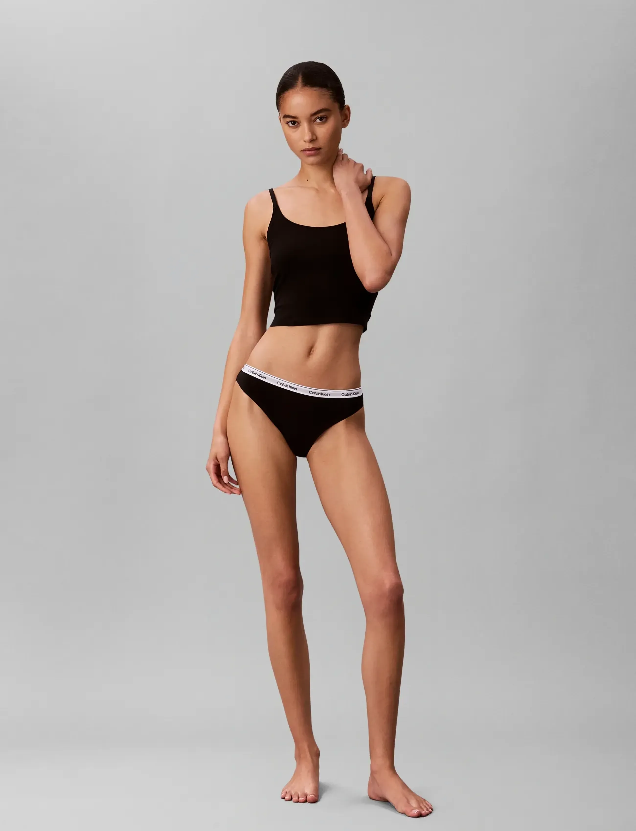 Calvin Klein - BIKINI 5PK - briefs - black grey heather hawaii orchid cl - 5