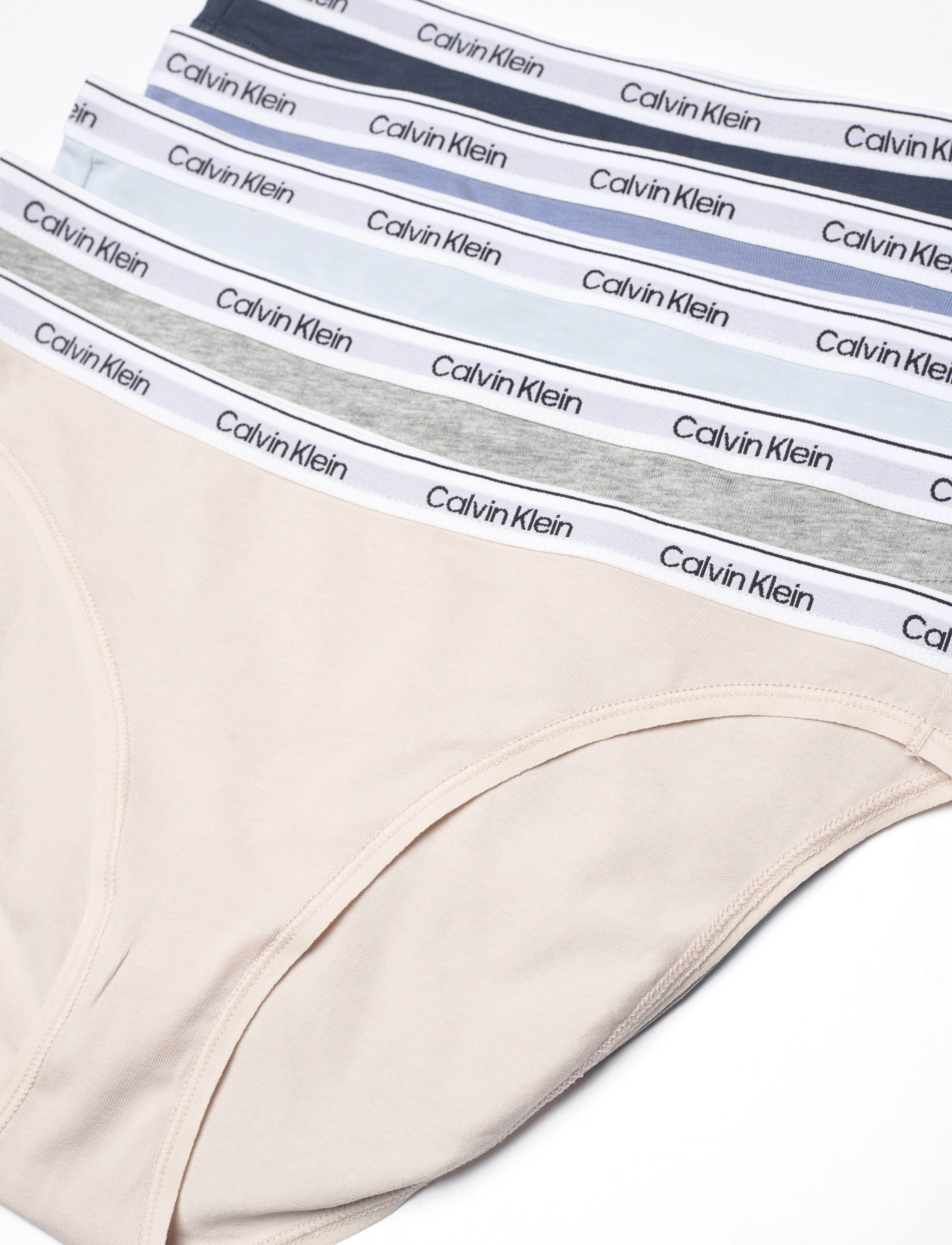 Calvin Klein - BIKINI 5PK - briefs - grymrn/gry htr/pln air/tropsphr/ink - 2