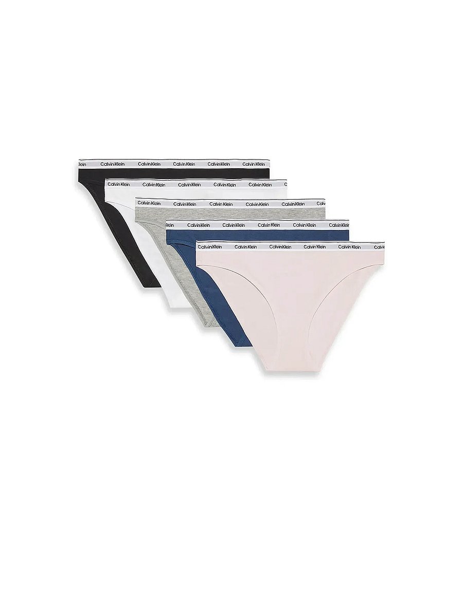 Calvin Klein - BIKINI 5PK - briefs - black white grey heather potpourri - 2
