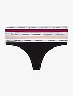 3 PACK THONG (LOW-RISE) - PURPLE POTION/SUBDUED/BLACK