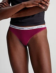 Calvin Klein - 3 PACK THONG (LOW-RISE) - string - purple potion/subdued/black - 1