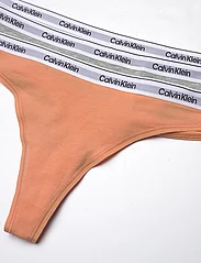 Calvin Klein - 3 PACK THONG (LOW-RISE) - strings - cadmium orng/gry htr/lavender blue - 2