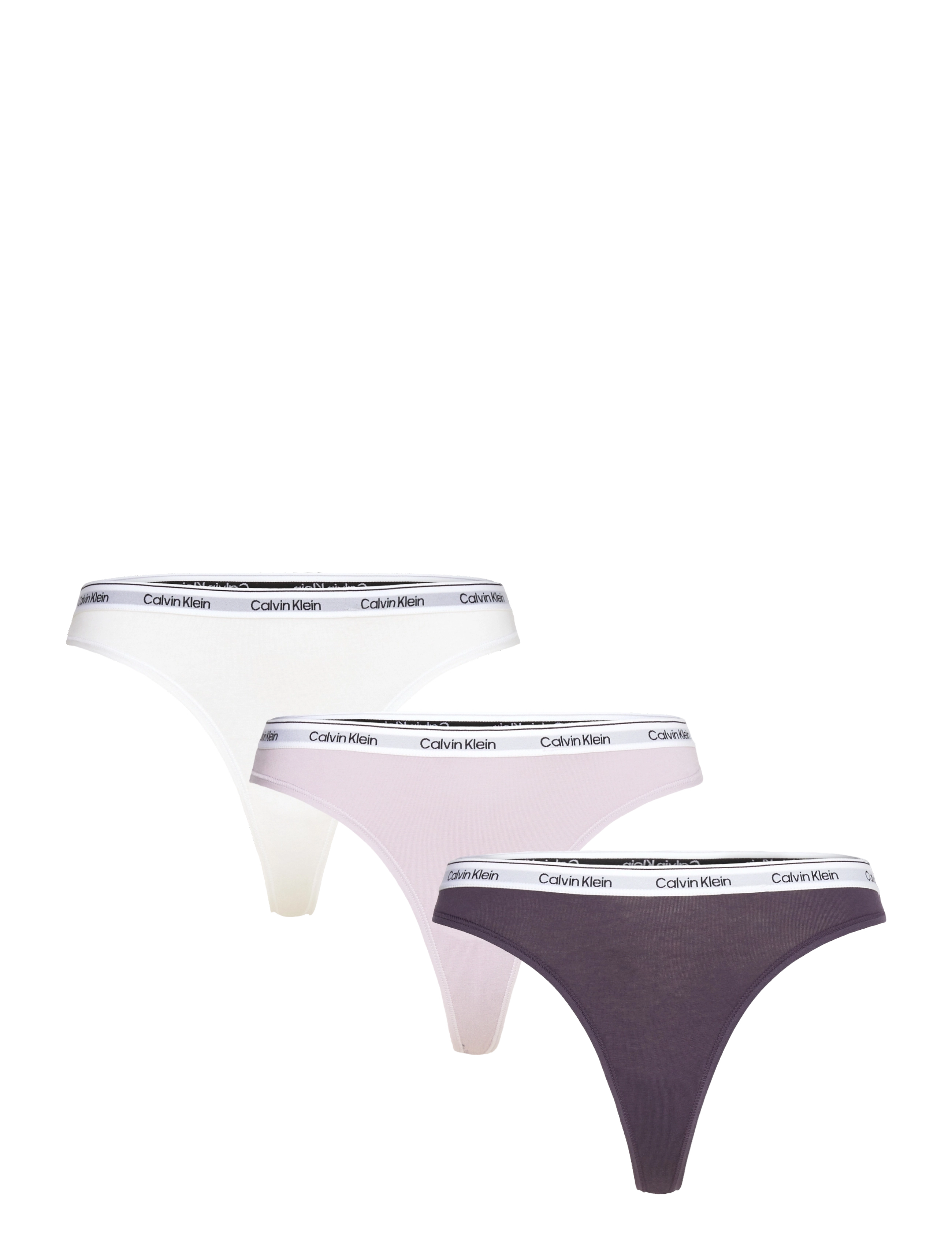 THONG 3PK - NIGHTSHADE/LILAC SUGAR/WHITE