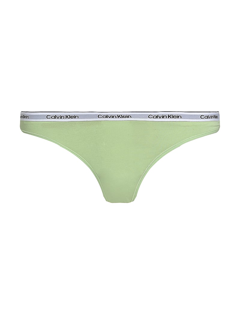 Calvin Klein - THONG 3PK - stringtrusser - highline green/buff pink/gry htr - 0