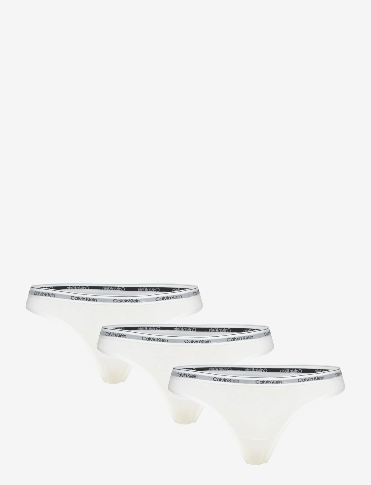 Calvin Klein - THONG 3PK - strings - white   white   white - 1