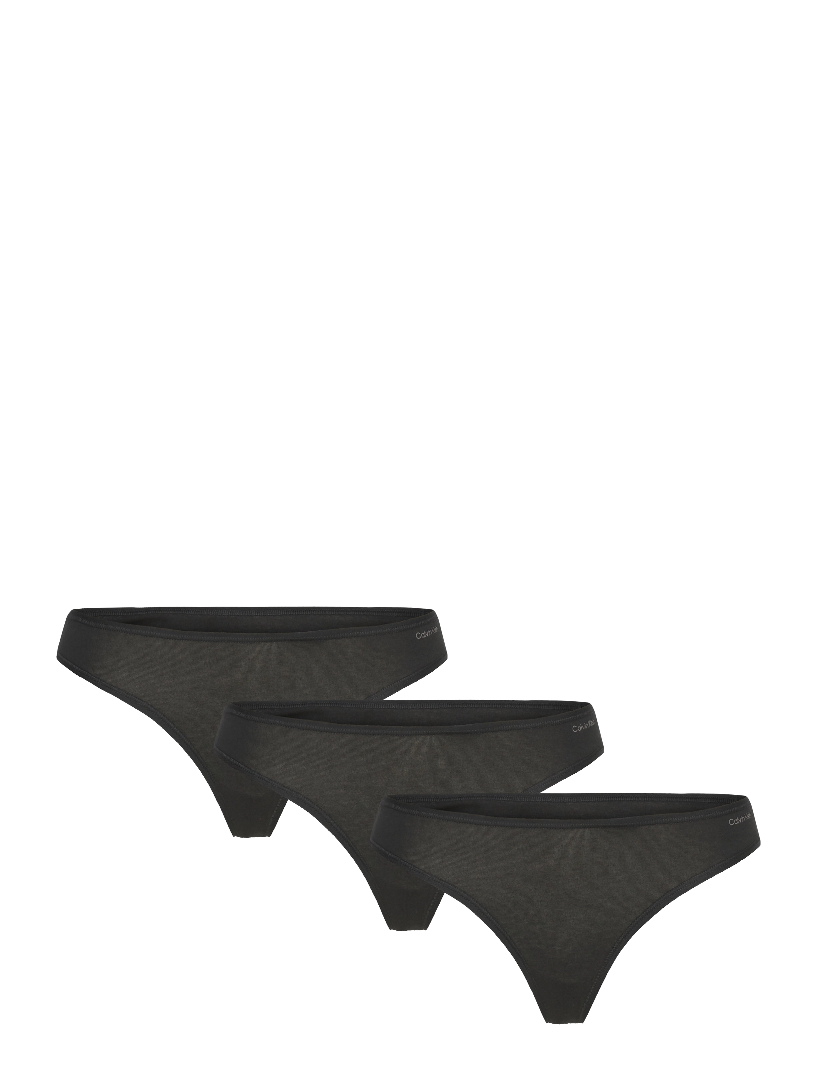 Calvin Klein - THONG 3PK - black  black  black - 1