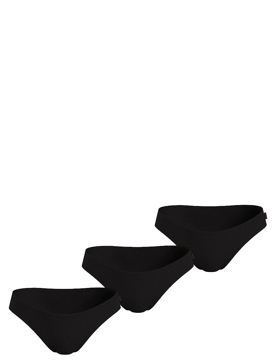 Calvin Klein - BIKINI 3 PK - briefs - black black black - 0