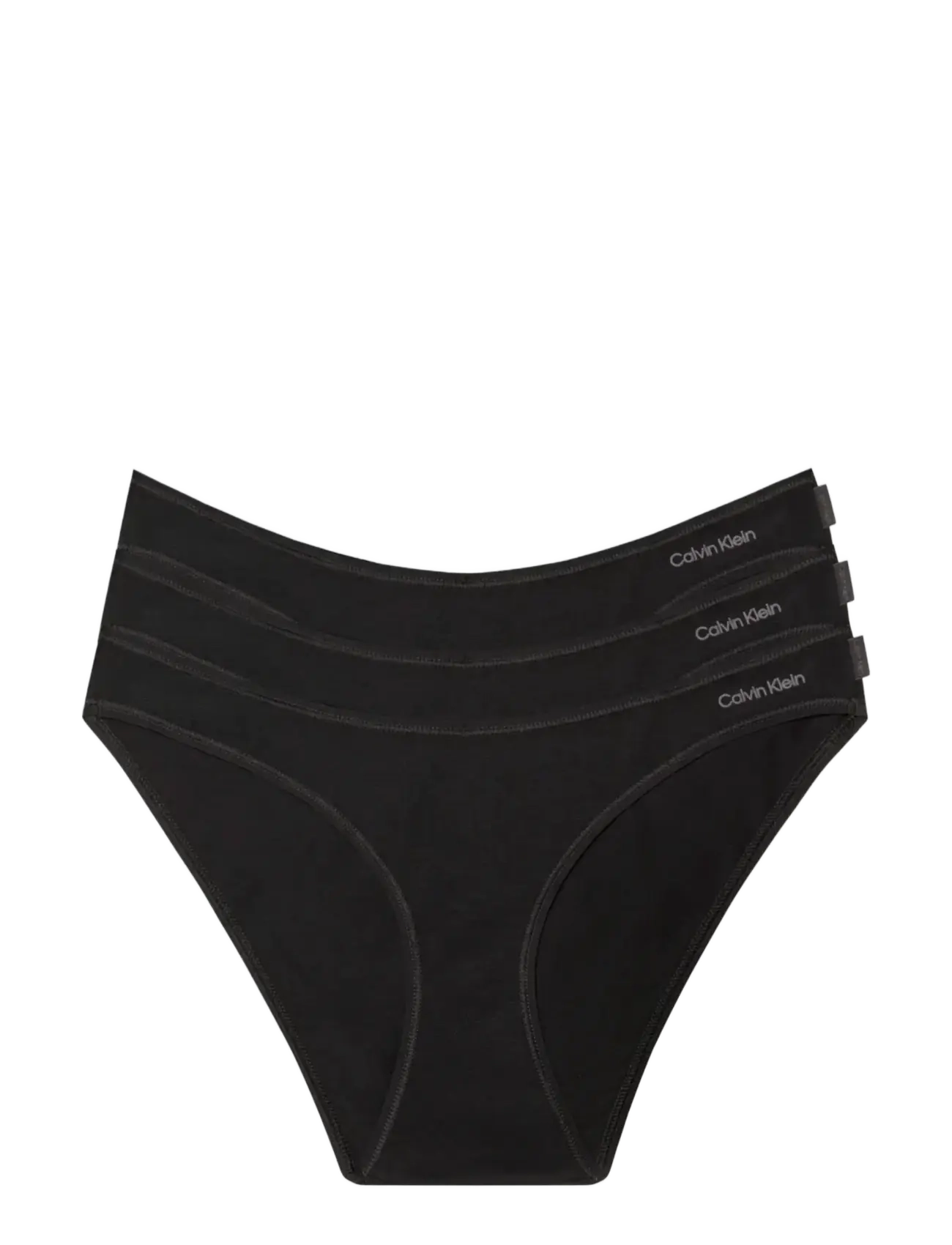 Calvin Klein - BIKINI 3 PK - biksītes - black  black  black - 1
