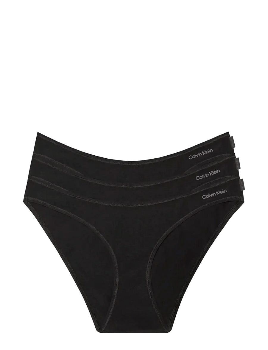 Calvin Klein - BIKINI 3 PK - briefs - black black black - 1