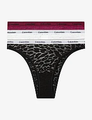 Calvin Klein - 3 PACK BRAZILIAN (LOW-RISE) - brazilian trosor - purple potion/white/black - 0