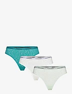 3 PACK BRAZILIAN (LOW-RISE) - COOL BREEZE/WHITE/ICY MOON