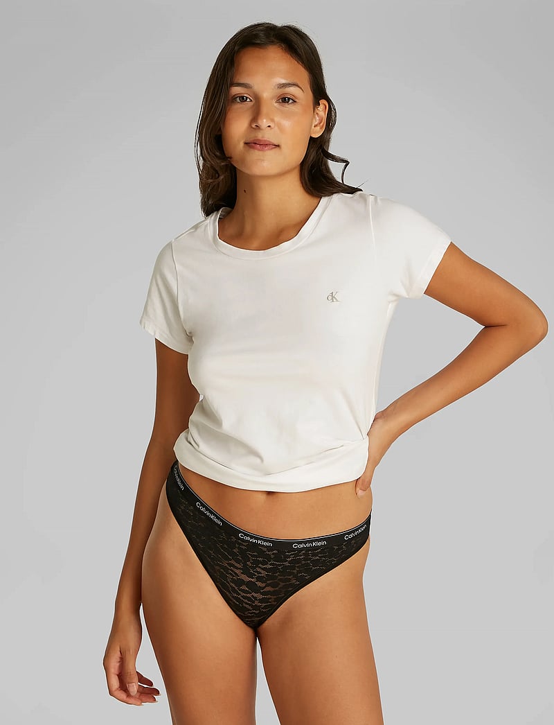 Calvin Klein - BRAZILIAN 3PK - brazilian trusser - black/chalk/halogen blue - 3