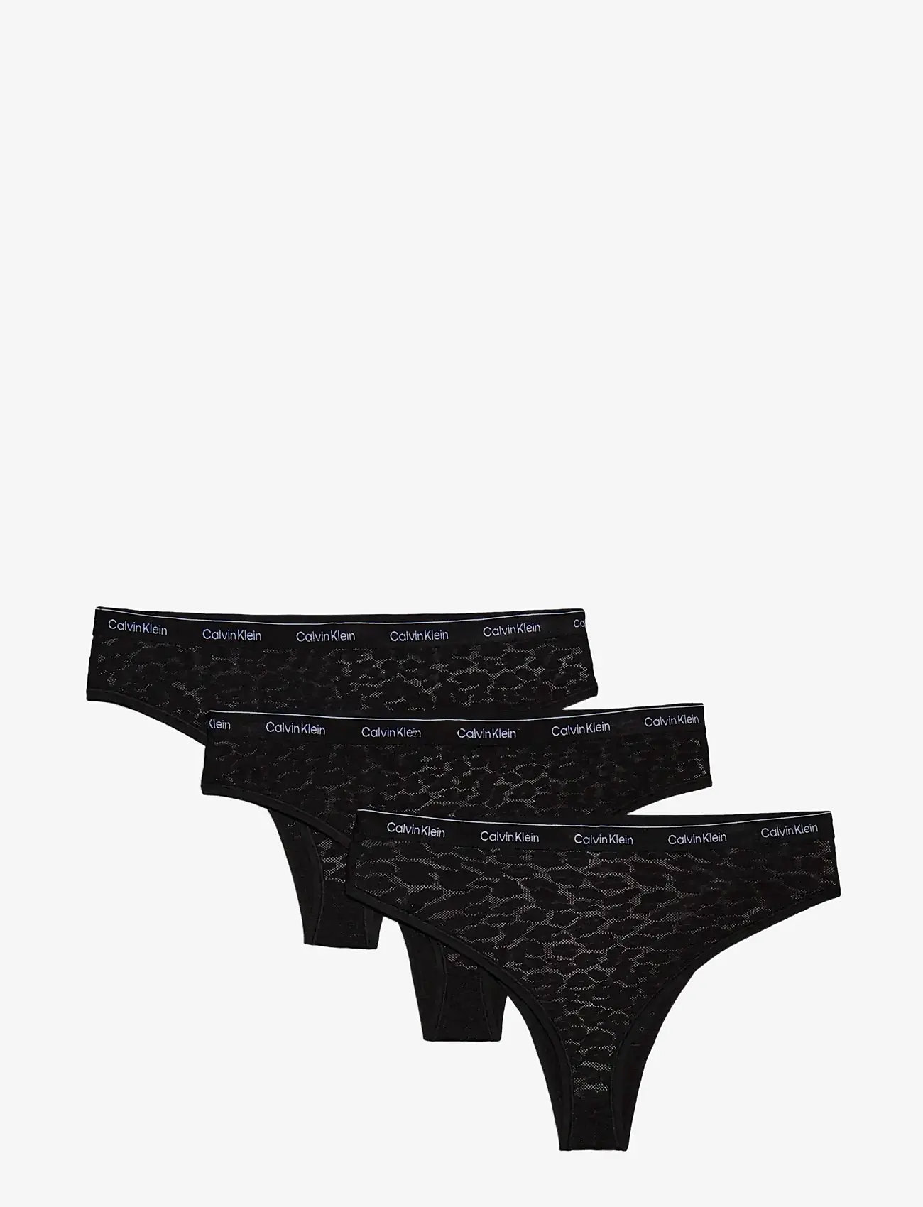Calvin Klein - BRAZILIAN 3 PK - brazilian trosor - black  black  black - 1