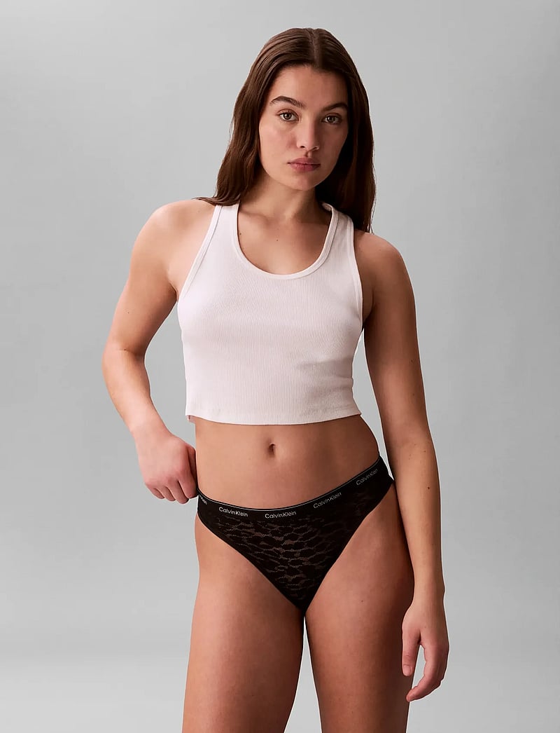 Calvin Klein - BRAZILIAN 3 PK - brazilian trosor - black black black - 0