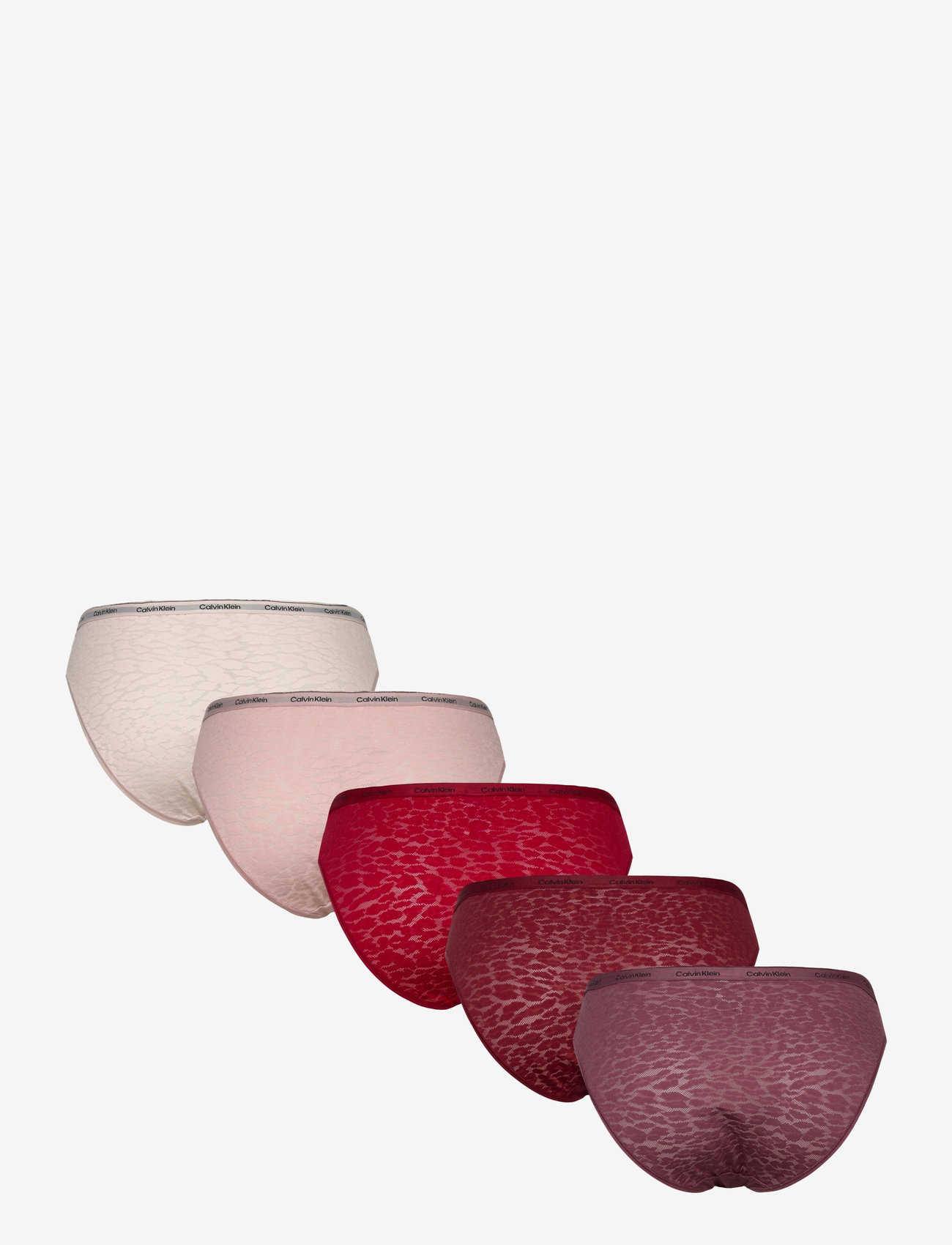Calvin Klein - BIKINI 5PK - kvinder - jnbrry/pr pch/subd/deep mauve/syrah - 2