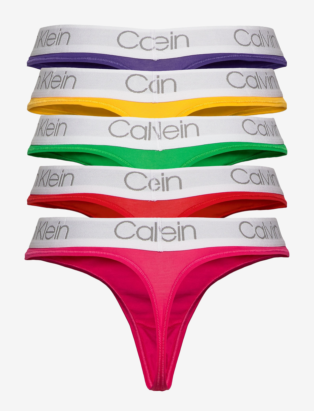 Calvin Klein - THONG 5PK - pride combo - 2
