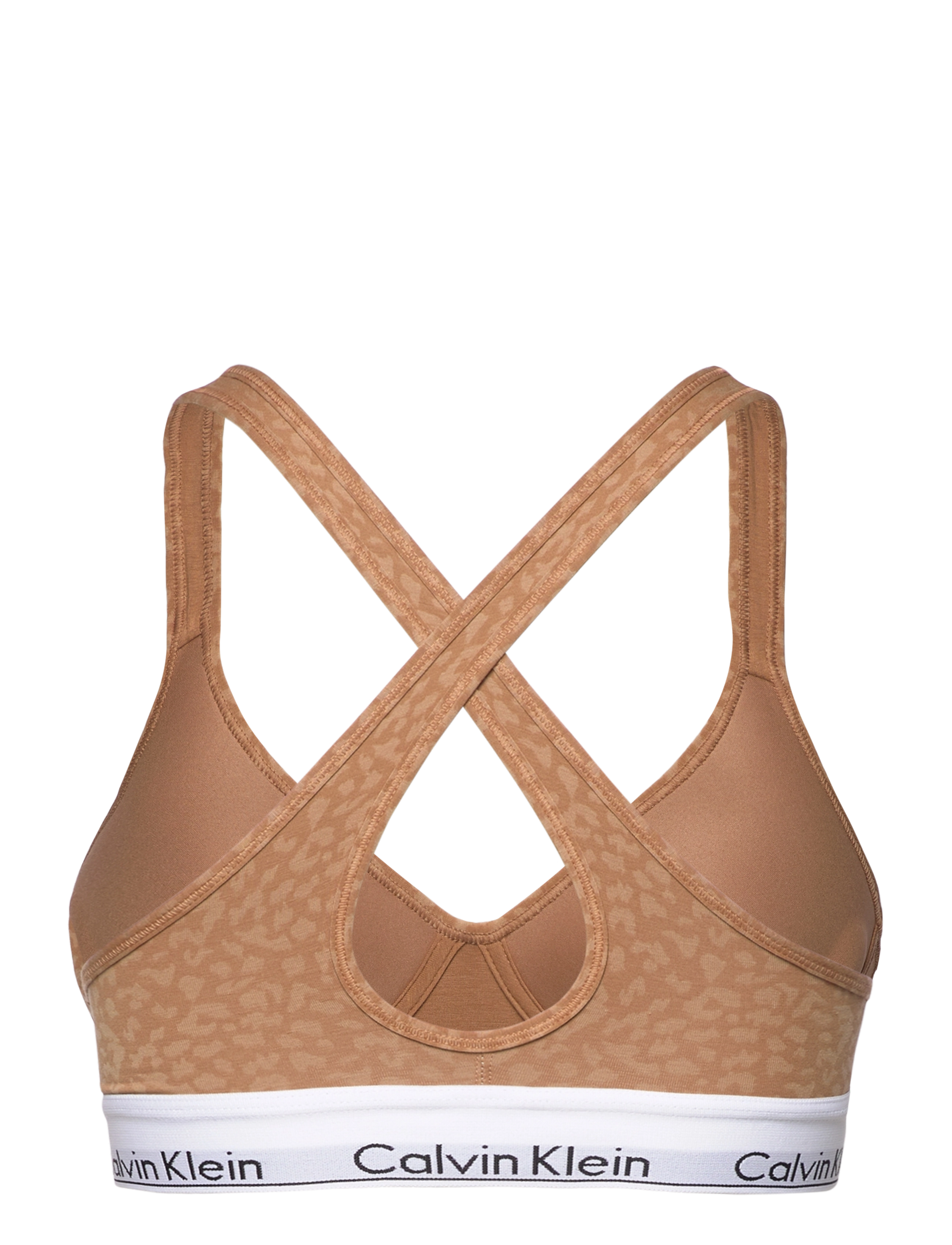 Calvin Klein - LIFT BRALETTE - bh-linnen - mini animal print_sandalwood - 1