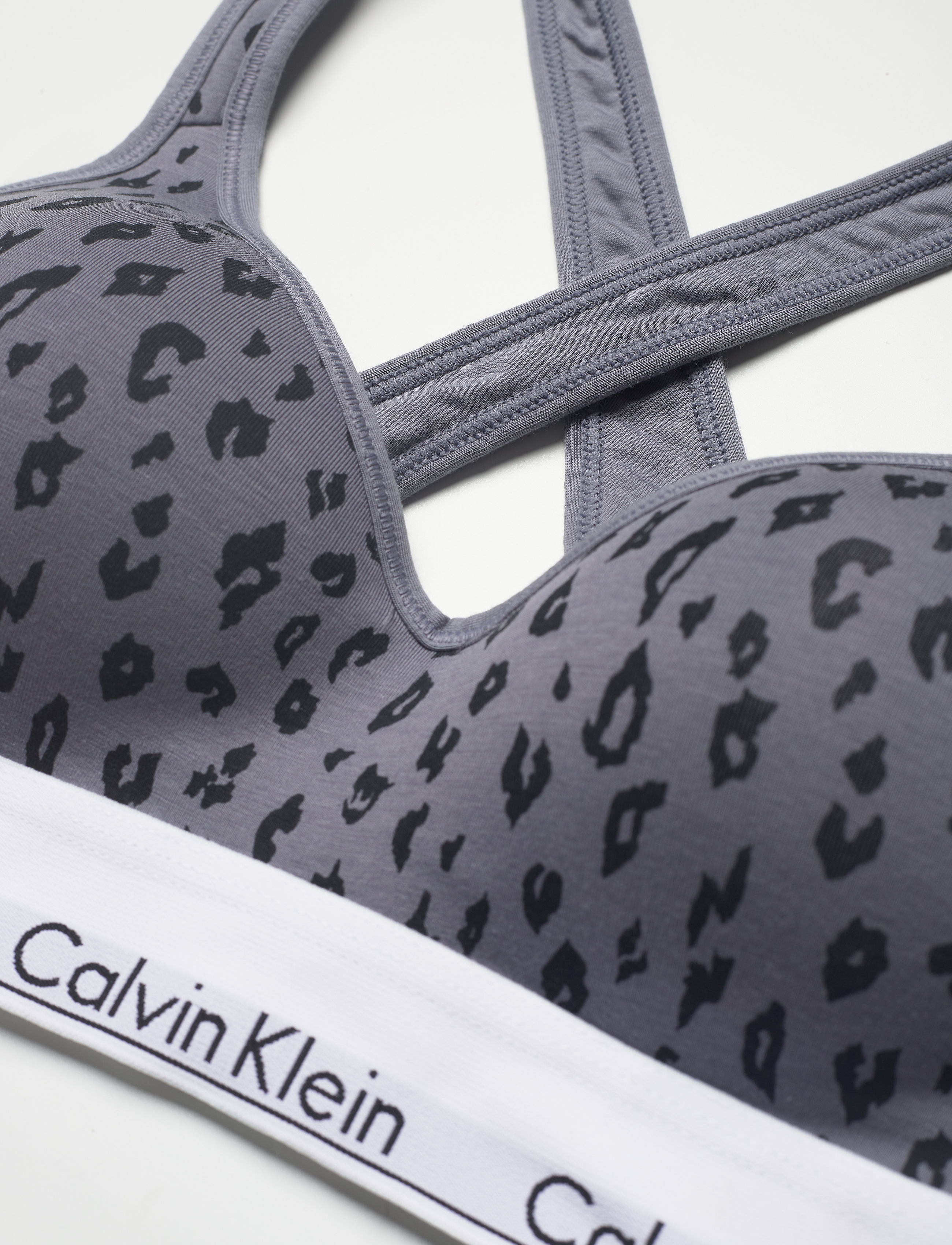 Calvin Klein - LIFT BRALETTE - tank top-bh'er - savannah cheetah_pewter - 2