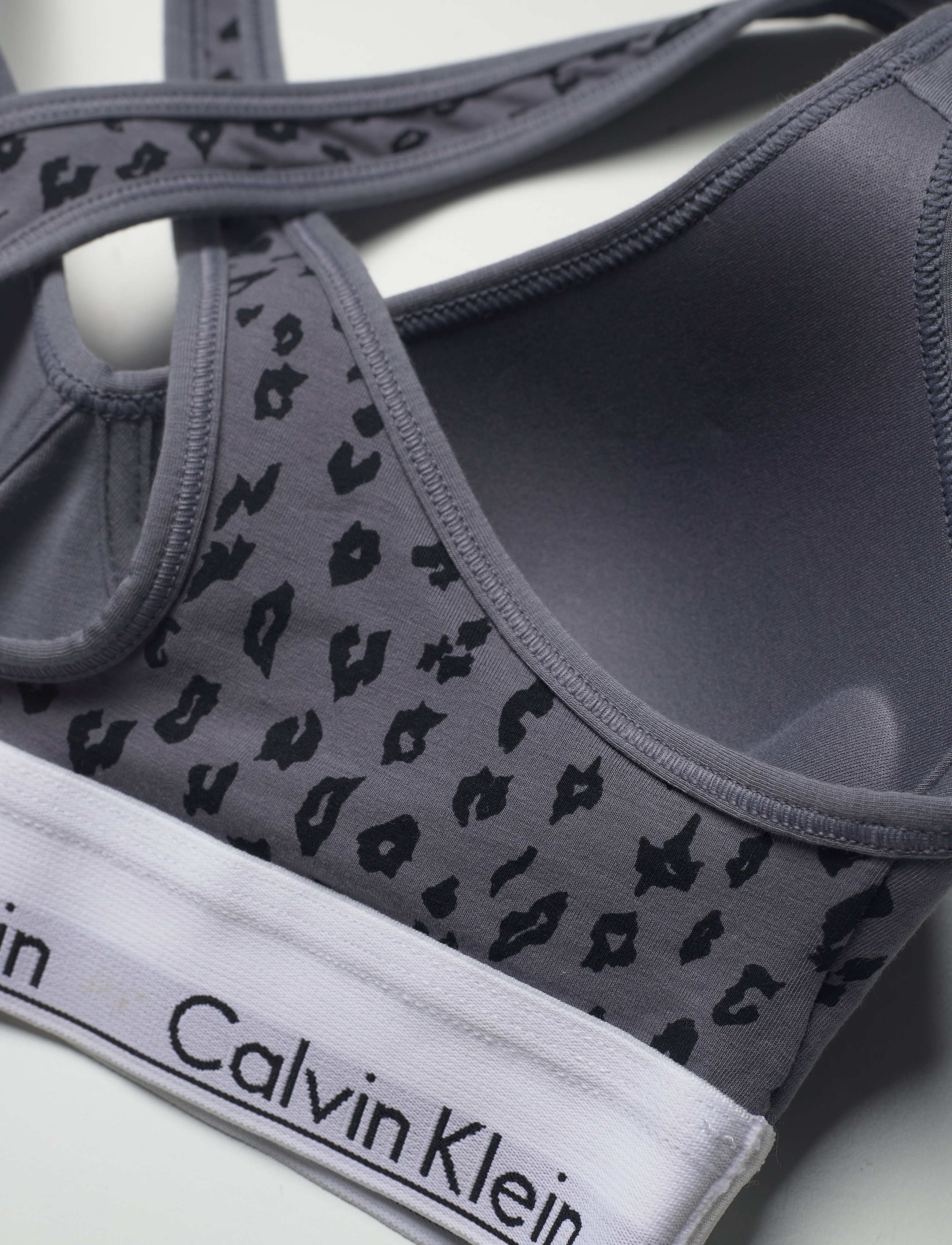 Calvin Klein - LIFT BRALETTE - tank top-bh'er - savannah cheetah_pewter - 3